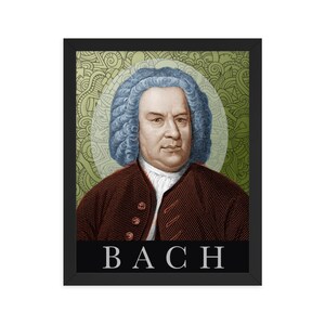 Bach Framed Portrait