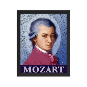 Mozart Framed Portrait