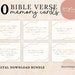 60 Printable Bible Verse Cards, Scripture Memorization Card Bundle ...