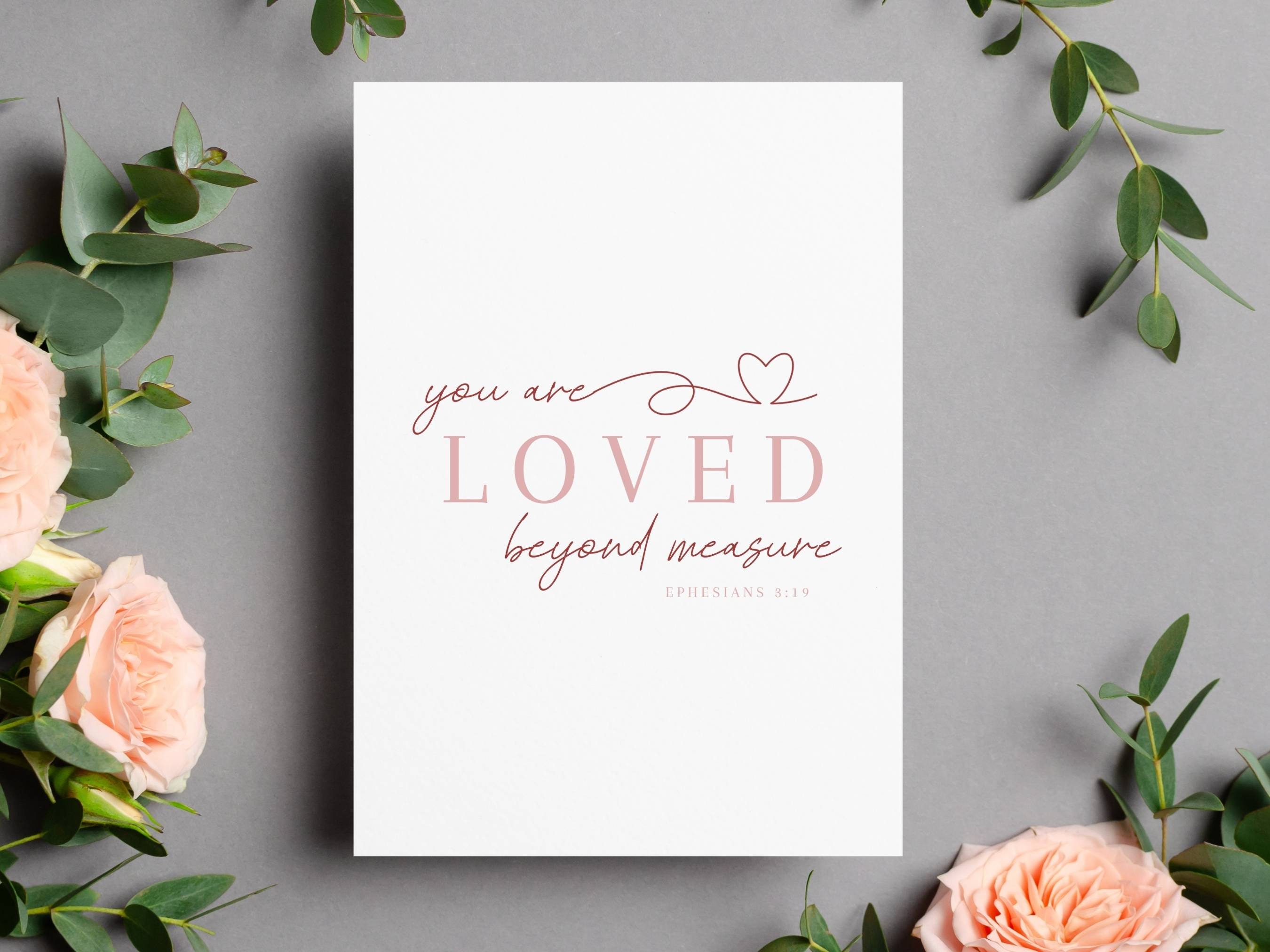 Printable Christian Card Christian Bible Verse Card You Are - Etsy