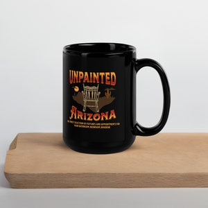 Raising Arizona | Unpainted Arizona Funny 80s Comedy Glossy Black Ceramic Mug