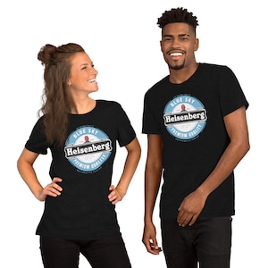 Heisenberg | T-shirt parodie de drame télévisé classique bleu ciel