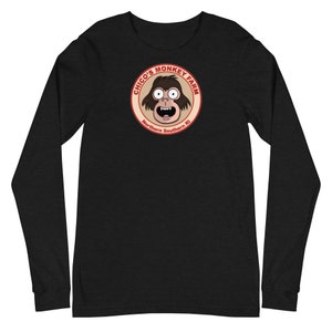Familienmensch | Chico's Monkey Farm Lustige Animation Unisex Langarm T-Shirt
