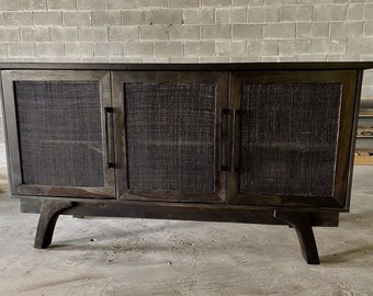Media cabinet\ Wood sideboard\ Media console \ Rustic tv stand\ Retro sideboard