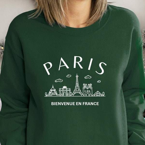 Paris Vintage Sweatshirt, Trendy Sweatshirt, Paris Crewneck Sweatshirt, Unisex Sweatshirt, Winter Pullover, Muttertag