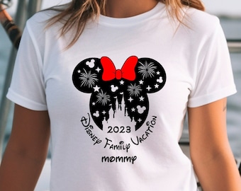 Personalized Disney Family Vacation Shirt, Matching Mickey Tee