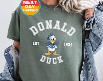 Vintage Disney Donald Duck Comfort Colors Shirt, 1934 Graphic Tee