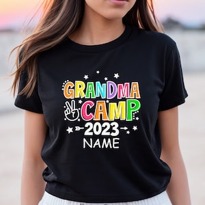 Grandma Camp 2023,Personalized Camp Shirt,Summer Camp 2023,Summer Camp,Grandkids Shirt,Grandma Tshirt,Gift For Summer, Summer Tshirt