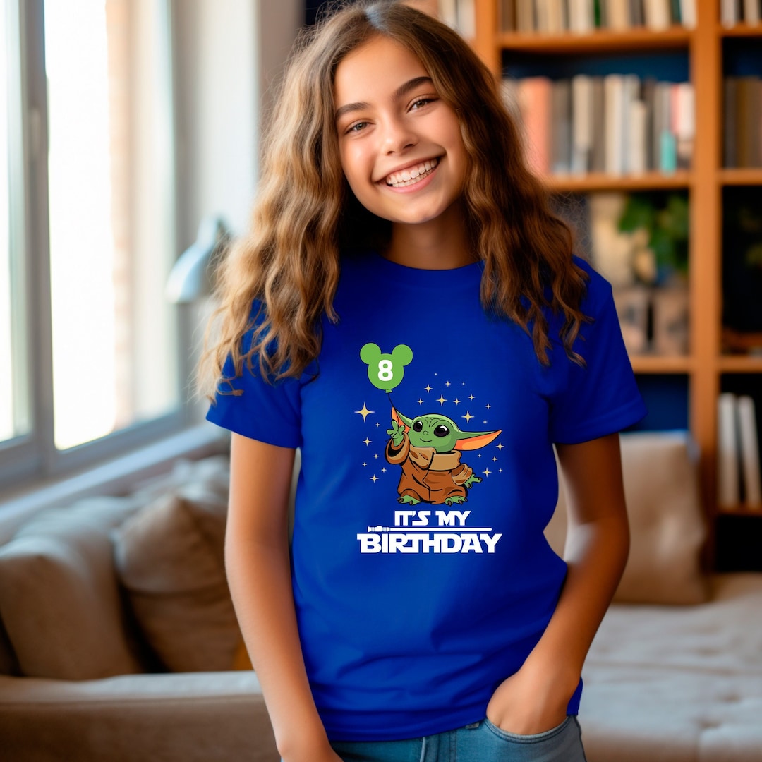 Baby Yoda Birthday Shirt Yoda It's My Birthday Shirt Etsy