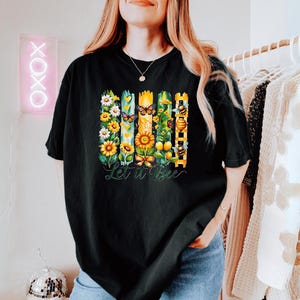 Comfort Colors Let It Bee Shirt, Bee Shirt, Be T-Shirt, Let It Be Tee, Let It Bee T-shirt, Honey Bee Tee, Let It Be T-shirt, Bee Kind Shirt