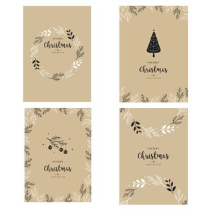 Postal digital de Navidad SVG, Linda postal de felicitaciones para la fiesta de Navidad