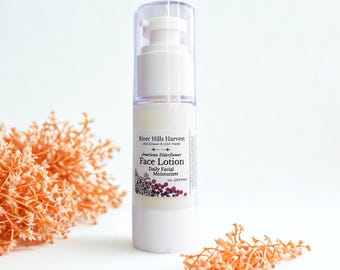 Elderflower Face Lotion USA Grown and Made in Missouri Natural Ingredients Skin Care