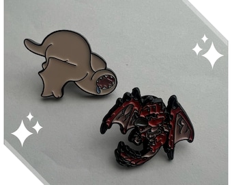 Monster Hunter Pin Khezu Rathalos