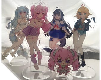 Acrylic Standee Vtuber Shylily Dokibird Chibidoki Bao the whale Ironmouse