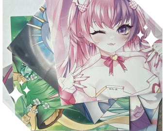 Vtuber Art Print 6x6 Ironmouse Matara Kan AmaLee Monarch Haruka Snuffy Pipkin Pippa