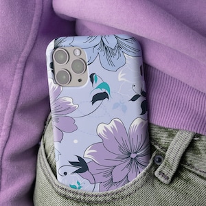 Blumen Handy Hülle Designs | Retro-Telefon-Kasten SVG | Sublimations-Handyhüllen-Set | iPhone Sublimationsdesign | PNG