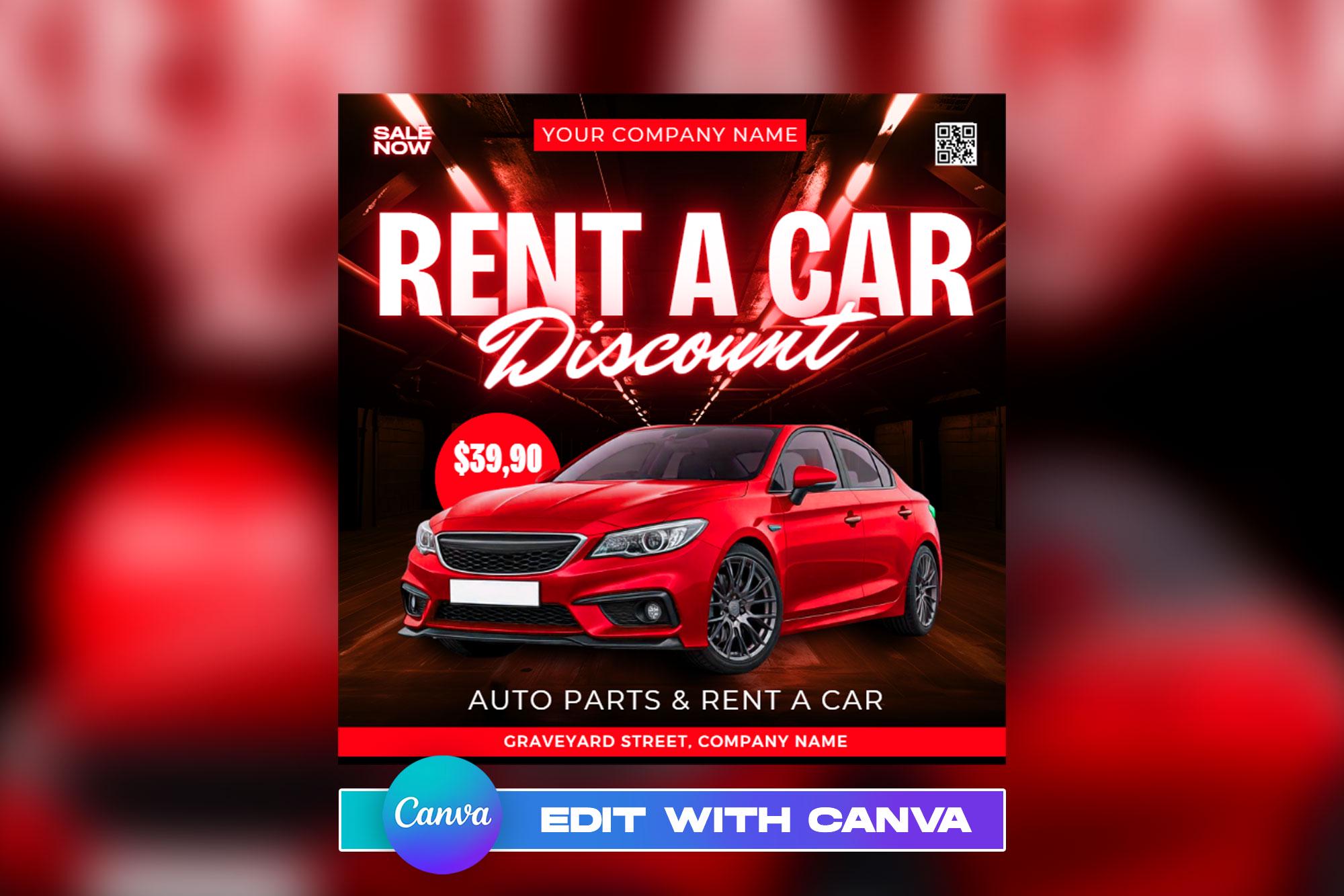 Rent A Car Flyer Template | High Converting Car Rental Business Design ...