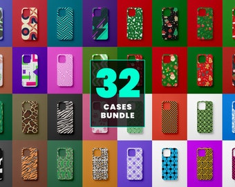 Phone Case Designs Mega Bundle | Retro Phone Case SVG | Sublimation Phone Case Bundle | iPhone Sublimation Design | PNG