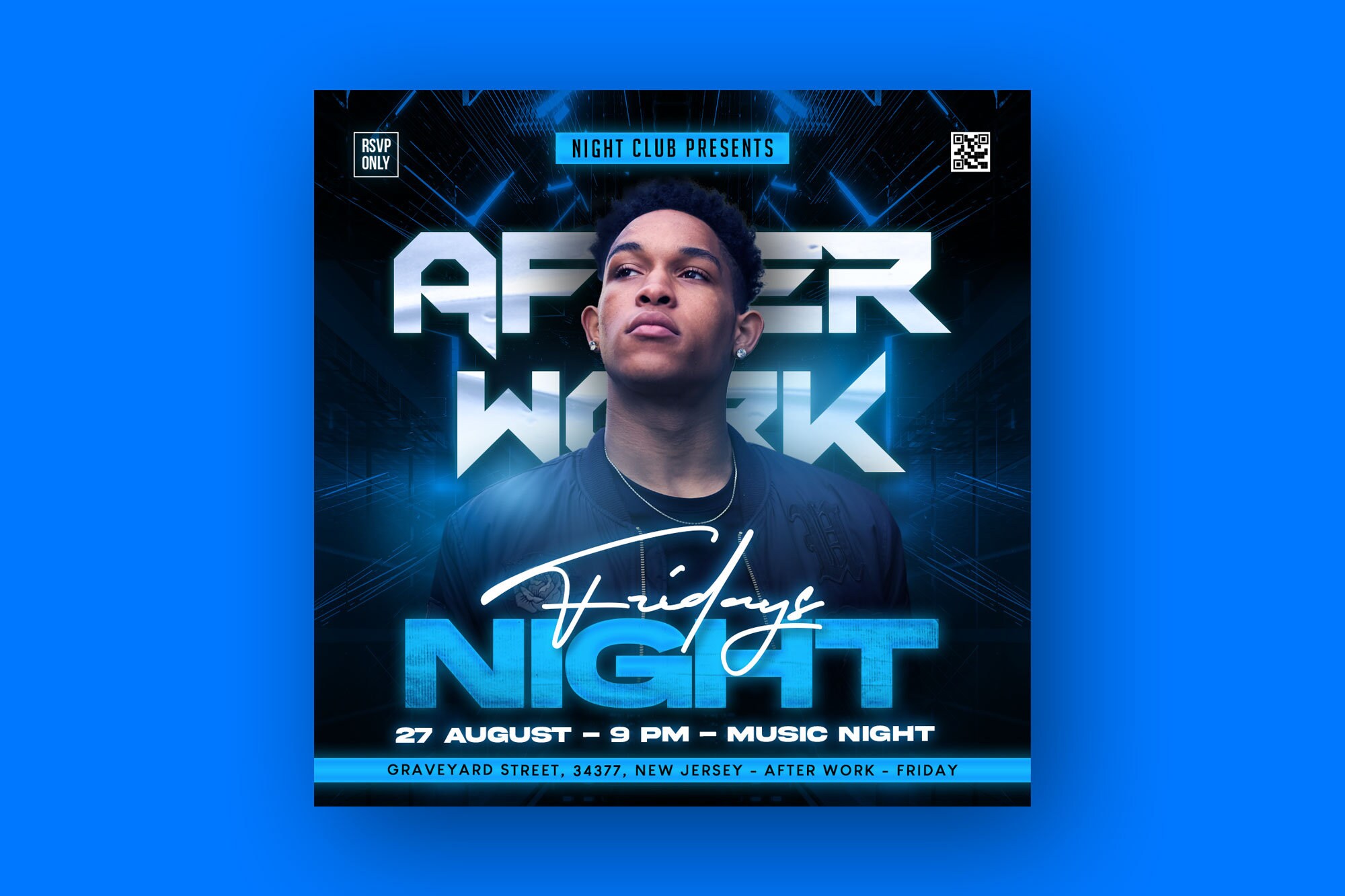 EDITABLE Party Flyer Night Party Party Flyer Template Night 