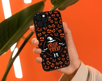 Halloween Phone Case Designs | Trick or Treat Phone Case SVG | Sublimation Phone Case Bundle | iPhone Sublimation Design | PNG