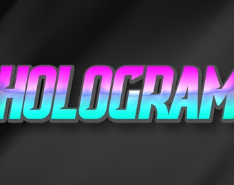 Gradient Text Effect, 3D Text, text effect, styles, photoshop, Neon