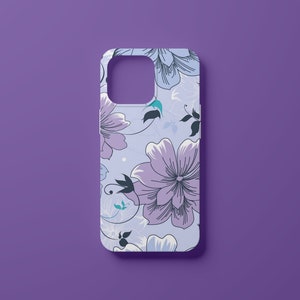 Flower Phone Case Designs | Retro Phone Case SVG | Sublimation Phone Case Bundle | iPhone Sublimation Design | PNG