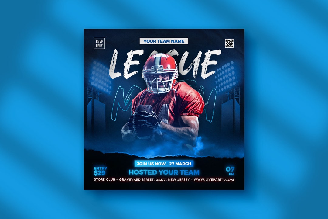 EDITABLE Football Template, Soccer Flyer, Sport Invite Flyer, Flyer EDITABLE Football Template, Soccer Flyer, Sport Invite Flyer, Flyer