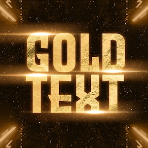Gold Text Effect, 3D Text, text effect, styles, photoshop