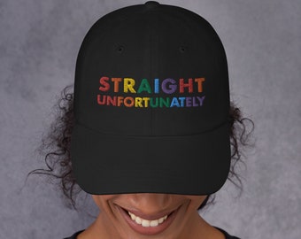 Straight Unfortunately Hat LGBTQ Pride 