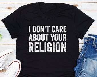 I Don't Care About Your Religion T-Shirt, Reproductive Rights Are Human Rights, Pro Choice Shirt