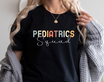 Camicia regalo infermiera pediatrica, camicia infermiera Peds, maglietta squadra pediatrica, camicia regalo Nursing Grad