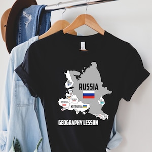 I Stand With Ukraine T-Shirt, It's Not Russia Europe Map Shirt, Free Ukraine Shirt, Support Ukraine