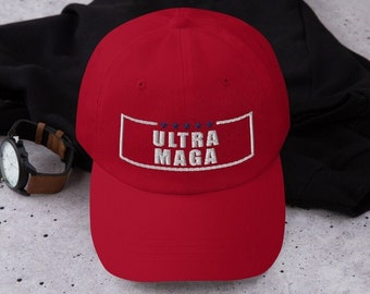 Sombrero Ultra Maga, Sombrero Maga Donald Trump, Gorra de papá republicano, Patriota estadounidense, Sombrero Trump 2024