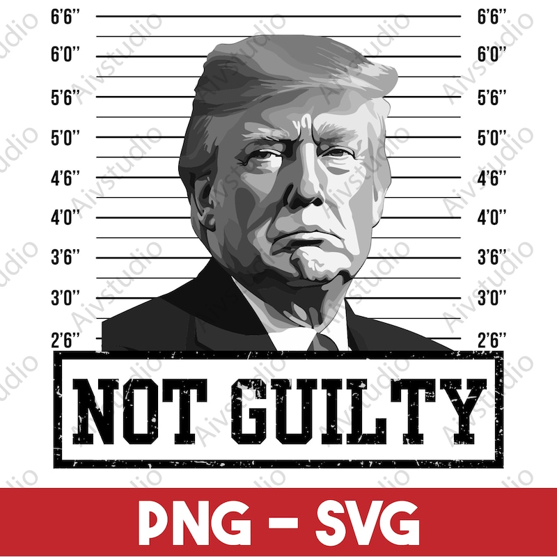 Trump Mugshot Png - Etsy