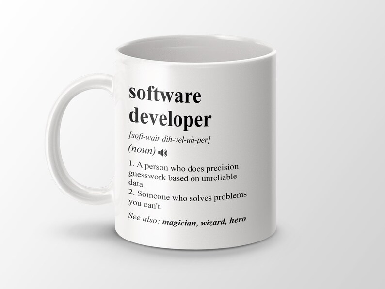 Software Developer Gift, Funny Software Developer Coffee Mug, Software ...