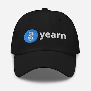 Yearn Finance Crypto Hat, Embroidered YFI Coin Hat Yearn Finance Hat