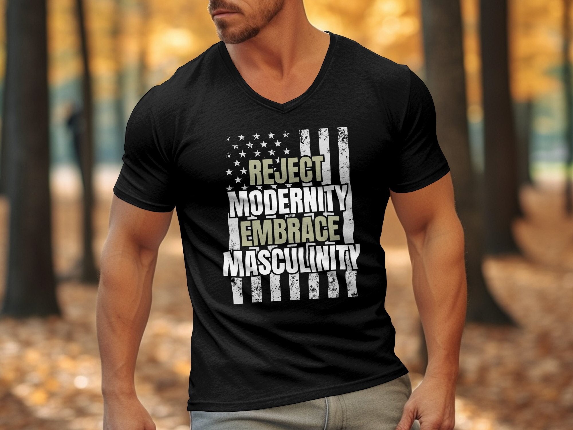 Reject Modernity Embrace Masculinity Tshirt, Gym Motivation Shirt, Gym Addict Shirt, Fitness