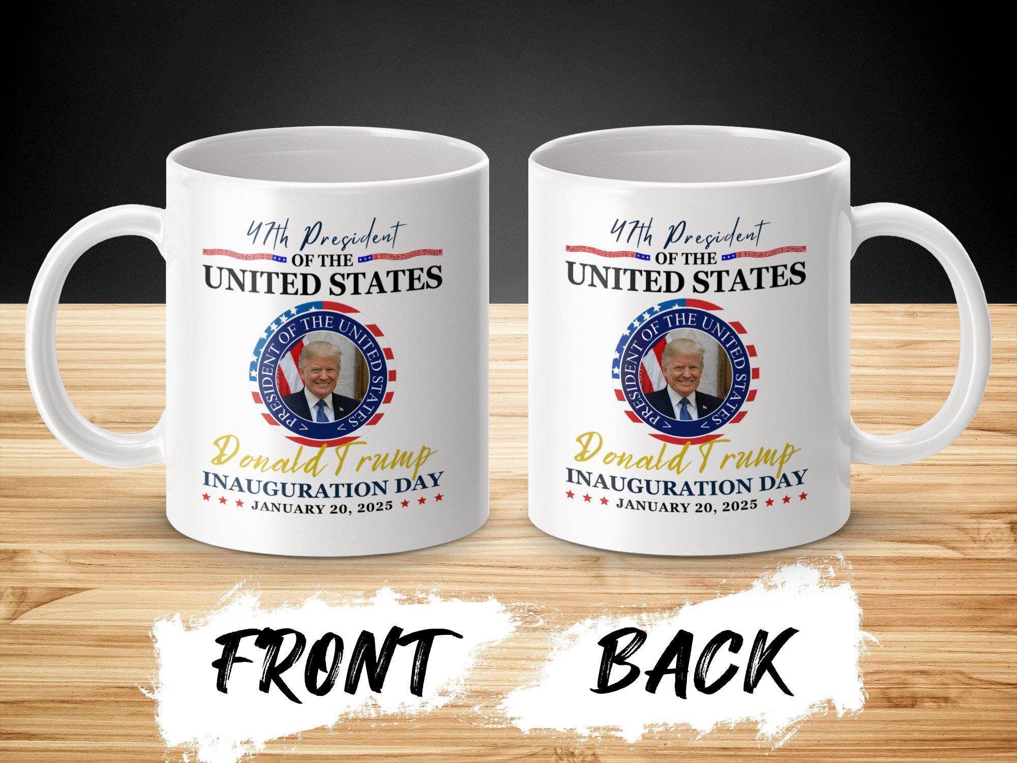 Bliss Monkey Co. Trump Vance 2024 Tasse à Café – Trump JD Vance Pour L'élection Présidentielle 2024-2024 – Tasse à Café De 325 Ml – Céramique De Qualité Supérieure – TRUMP18