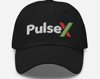 PulseX Crypto Hat, PLSX Coin Embroidered Cap