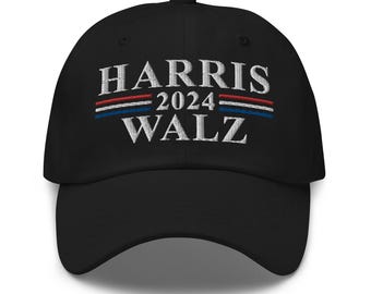 Kamala Harris Tim Walz Dad Hat, Tim Walz VP 2024 Cap, Kamala Harris 2024 President Hat