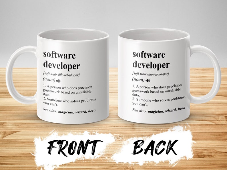 Software Developer Gift, Funny Software Developer Coffee Mug, Software ...