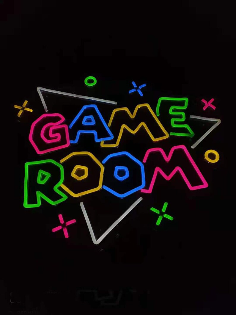 Personalize Game Neon Sign Sign Neon Light Custom Led Gaming Etsy