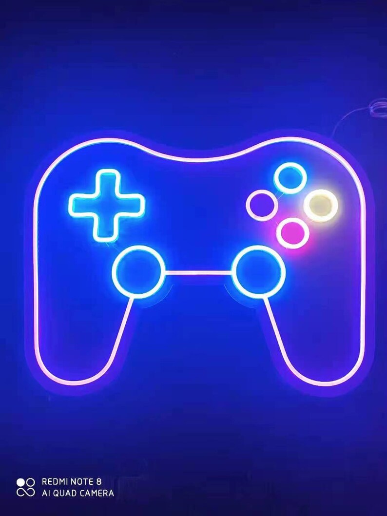 Personalize Game Neon Sign Sign Neon Light Custom Led Gaming Etsy