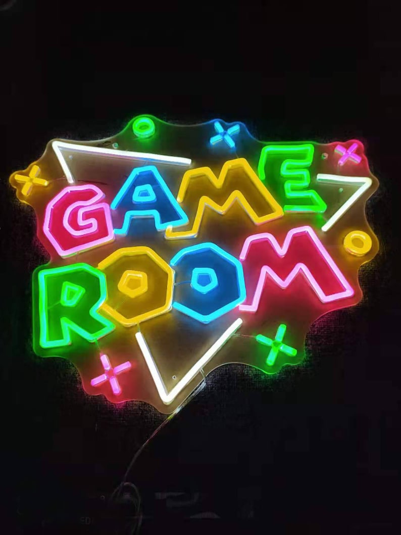 Game Room Neon Sign Custom Neon Sign Led Neon Gaming LED Etsy
