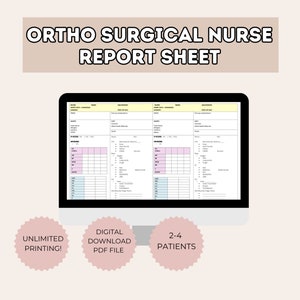 Ortho Surgical Nurse Report | Orthopedic nurse