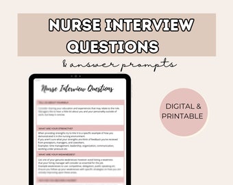Nurse Interview Practice Questions and Answer Prompts | Nurse Interview