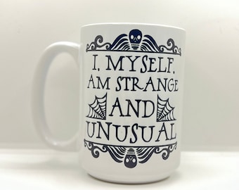 Beetlejuice Coffee Mug: Lydia Deetz, Strange & Unusual 15 oz