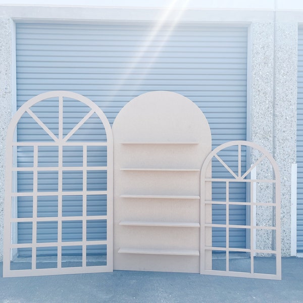 Plywood Arch Backdrop Etsy