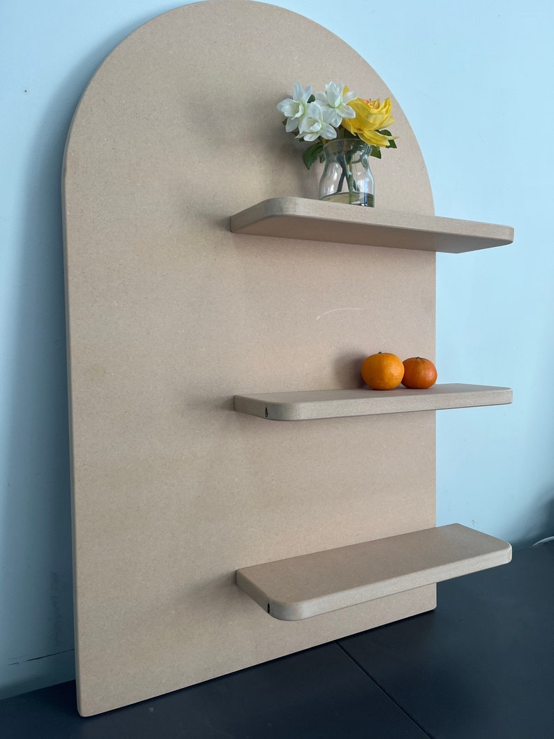 Tabletop Shelving Unit Displays Set of 2 Wood MDF Paint Etsy
