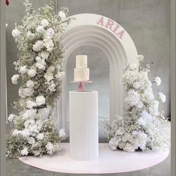 layered Arch , 3D foam arch, arch backdrop, Rainbow arch, Wedding Photo wall, wedding arch, wedding photo arch, 3D open arch